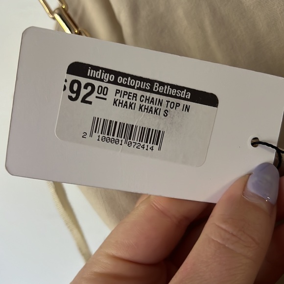 Linen crop top - Picture 4 of 4